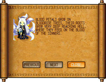 Tevae's story popup